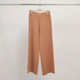 Pantalon large en maille extensible taille élastiquée DSY8349