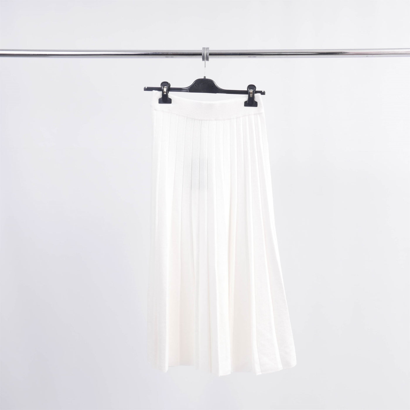 Jupe plissée en maille extensible longueur midi DSY9231