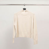 Pull col montant en maille fine manches longues DSY9300
