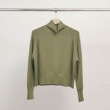 Pull col montant en maille fine manches longues DSY9300