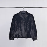 Short coat in ultra-soft faux fur DSY2171