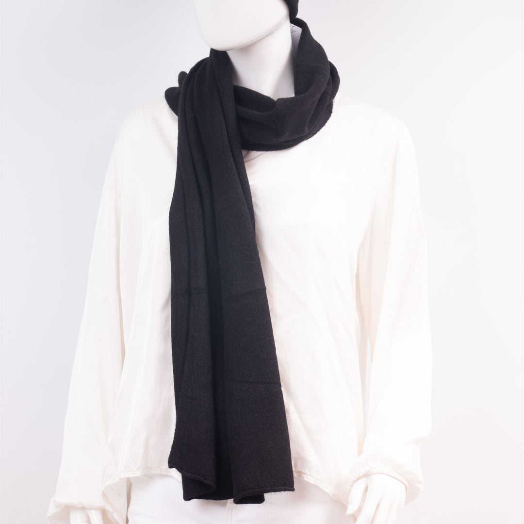 Plain soft knit scarf YF61014