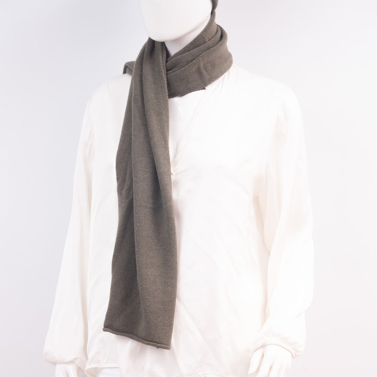 Plain soft knit scarf yf61014