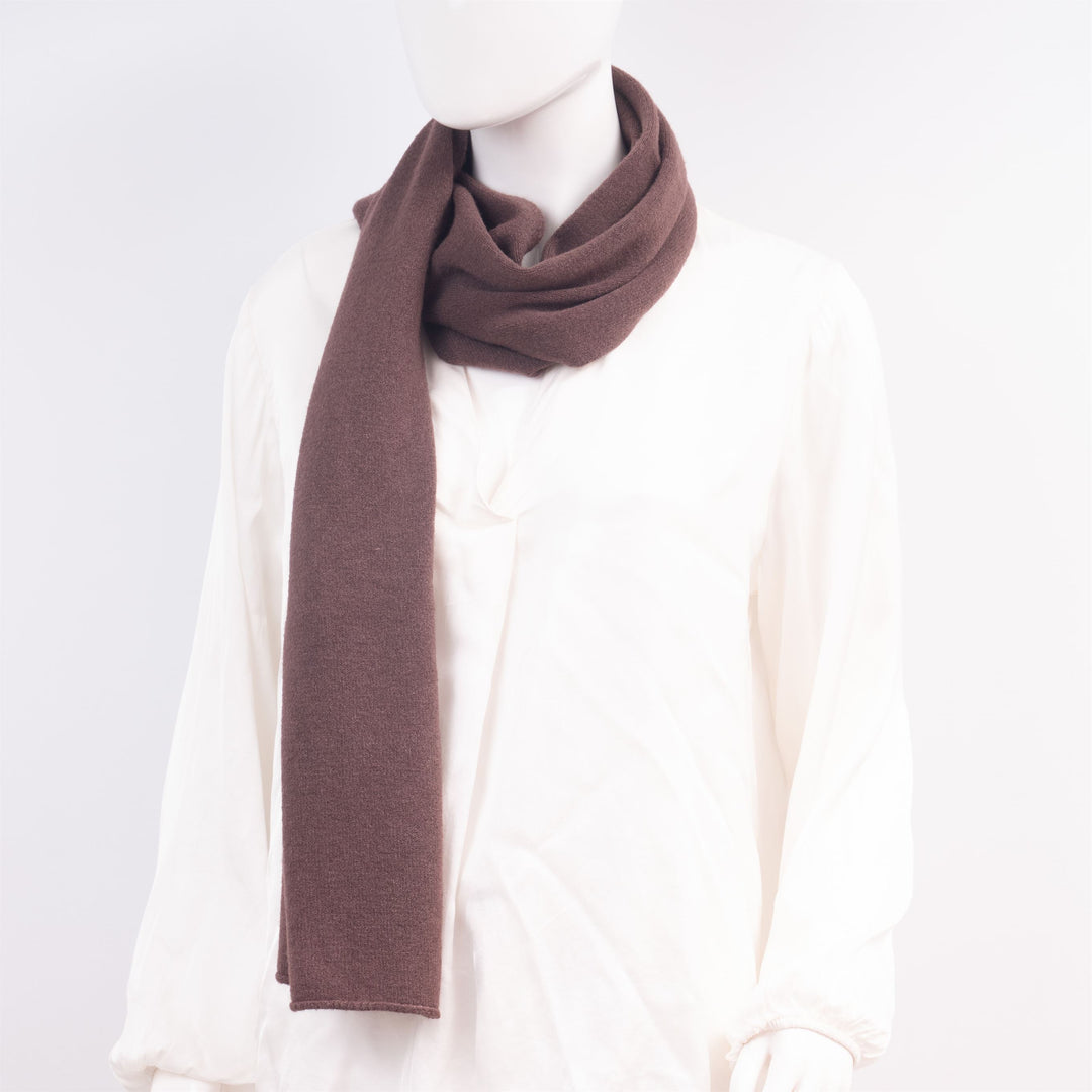 Plain soft knit scarf YF61014