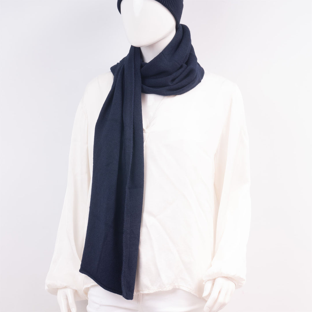 Plain soft knit scarf YF61014