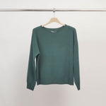 Load image into Gallery viewer, Fine knit crew neck sweater with center seam DSY8677
