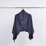 Load image into Gallery viewer, Asymmetrical ribbed poncho in soft knit DSY8933

