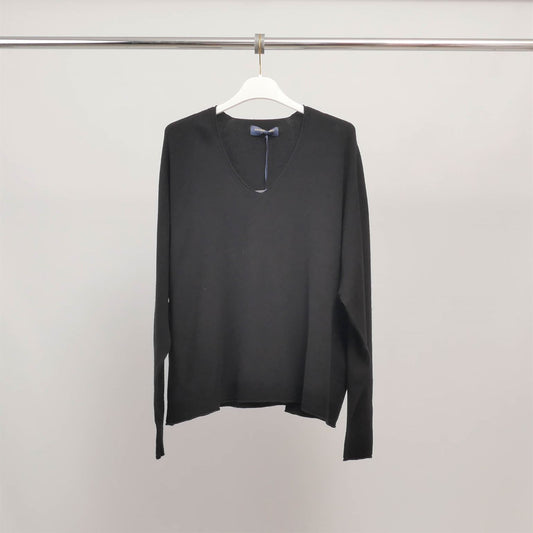 Pull col V doux et fluide YF520908