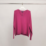 Pull col V doux et fluide YF520908