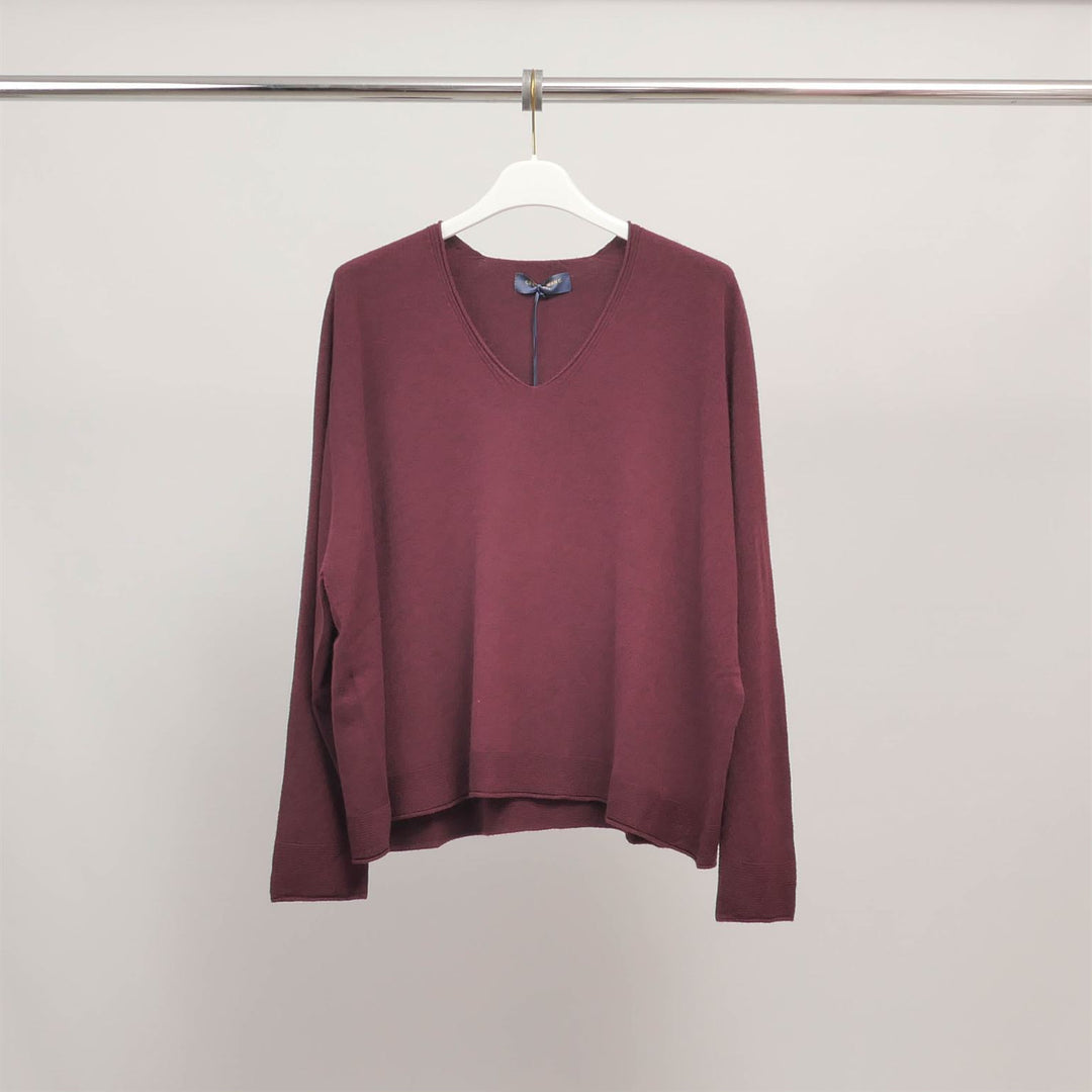 Soft and flowy V-neck sweater YF520908