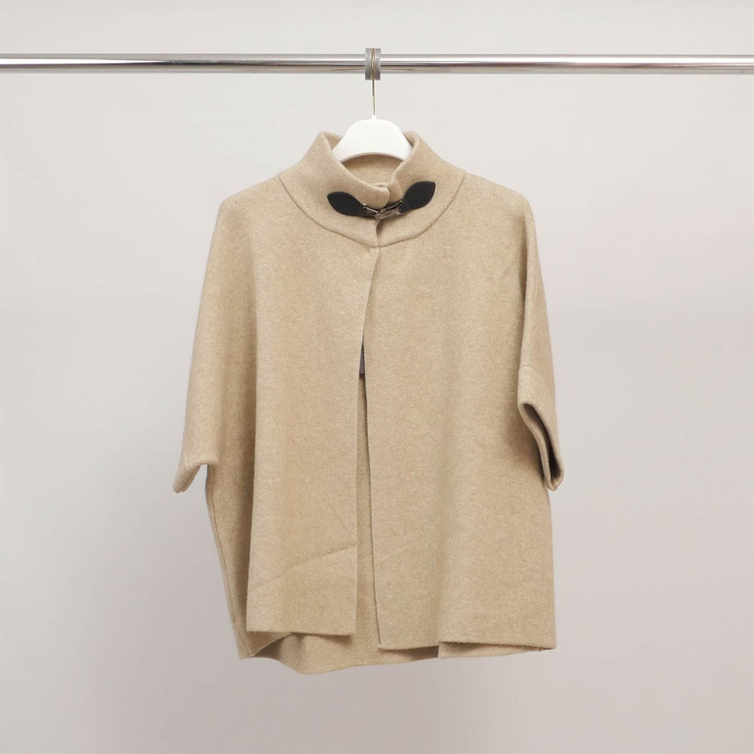 Cardigan col montant avec boucle décorative  HY2394