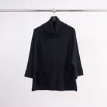 Load image into Gallery viewer, Oversized turtleneck sweater with ribbed pockets DSY8304
