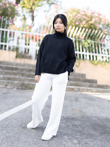 Pull col roulé ample DSY8605