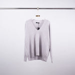 Load image into Gallery viewer, Straight V-neck lightweight knit sweater YF32016
