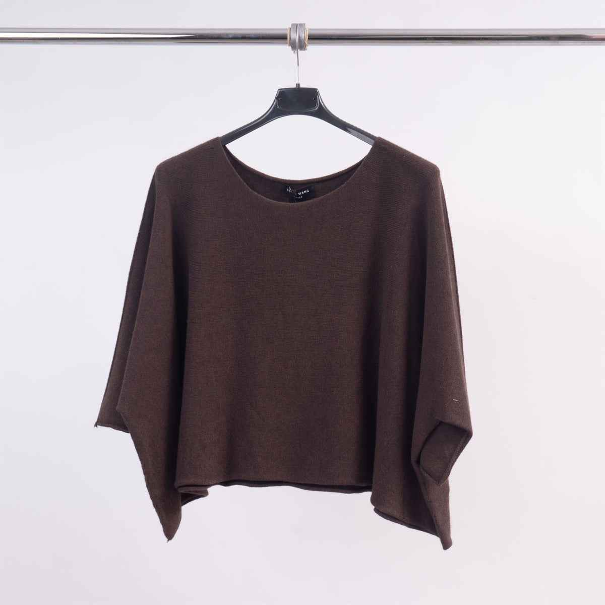 Loose fitting boat neck batwing sleeve sweater dsy0203