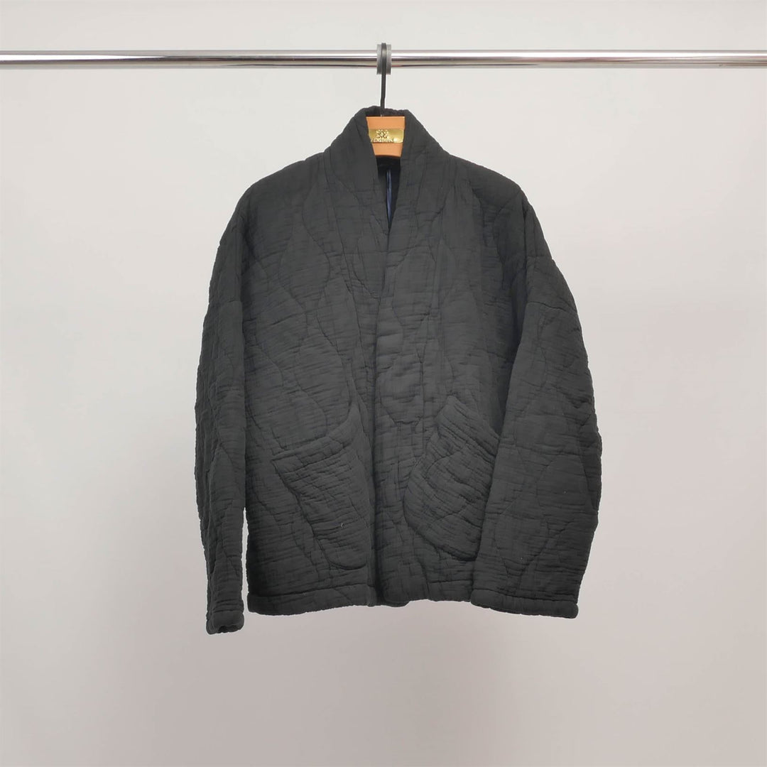 Veste matelassée coton col châle KD9166-3