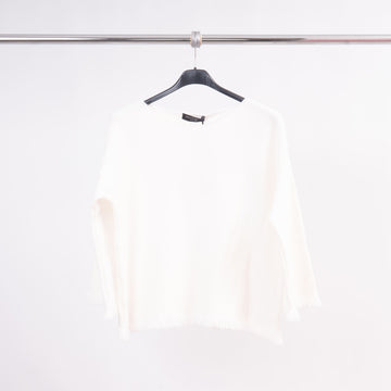 Pull à franges col bateau manches 3/4 DSY0065