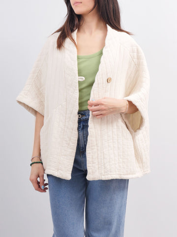 Veste courte matelassée manches courtes KD8018-2
