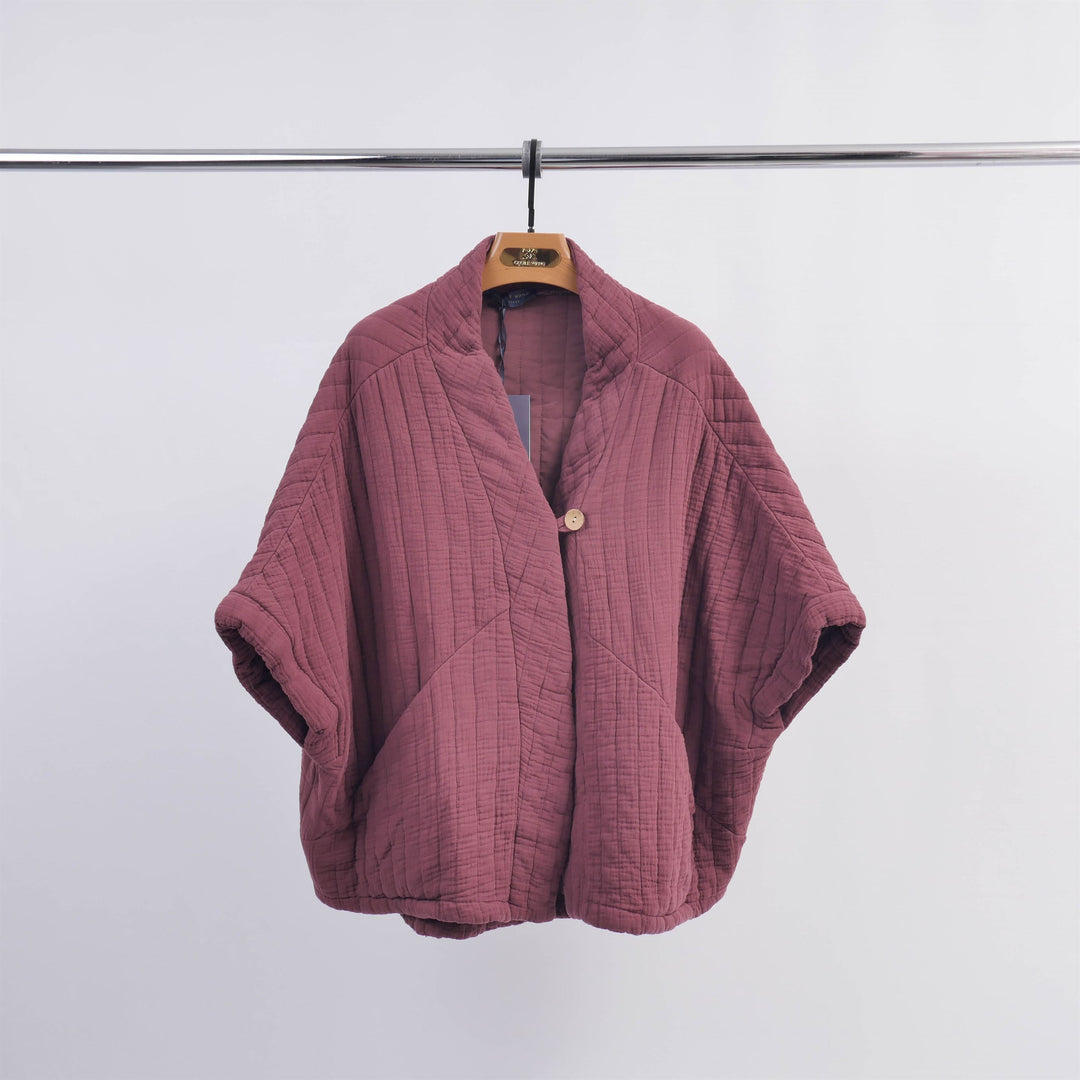 Veste courte matelassée manches courtes KD8018-2