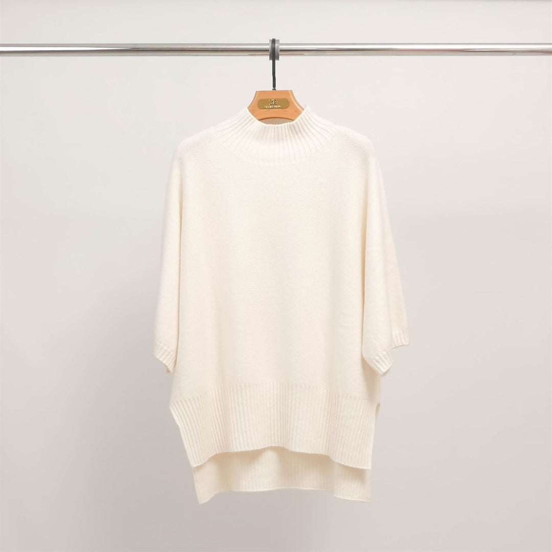 Short-sleeved turtleneck sweater YF570625