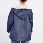 Charger l'image dans la galerie, Veste imperméable bicolore à capuche – HM7630
