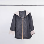 Charger l'image dans la galerie, Veste imperméable bicolore à capuche – HM7630
