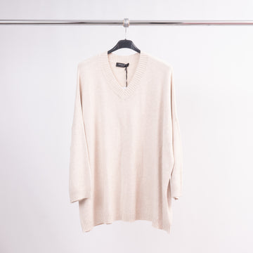 Pull col V ample en maille douce – DSY9073