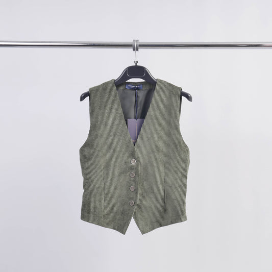 Gilet velours côtelé sans manches TDM35223-5