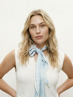Load image into Gallery viewer, KD9925VS-2 Fluid Graphic Print Satin Scarf
