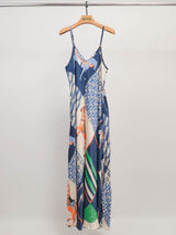 Robe longue satinée KD7505VS-20