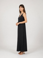 Load image into Gallery viewer, Robe longue en coton à fines bretelles TDM23325
