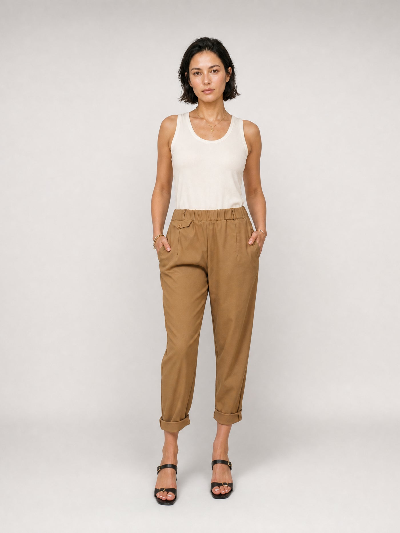 Pantalon ballon en coton CVA823711-2