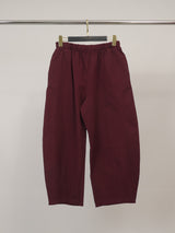 PANTALON LARGE  TAILLE ÉLASTIQUE FABRIQUÉ EN ITALIE T 76CM, H 90CM                 Pantalon large en coton – THS67625GA