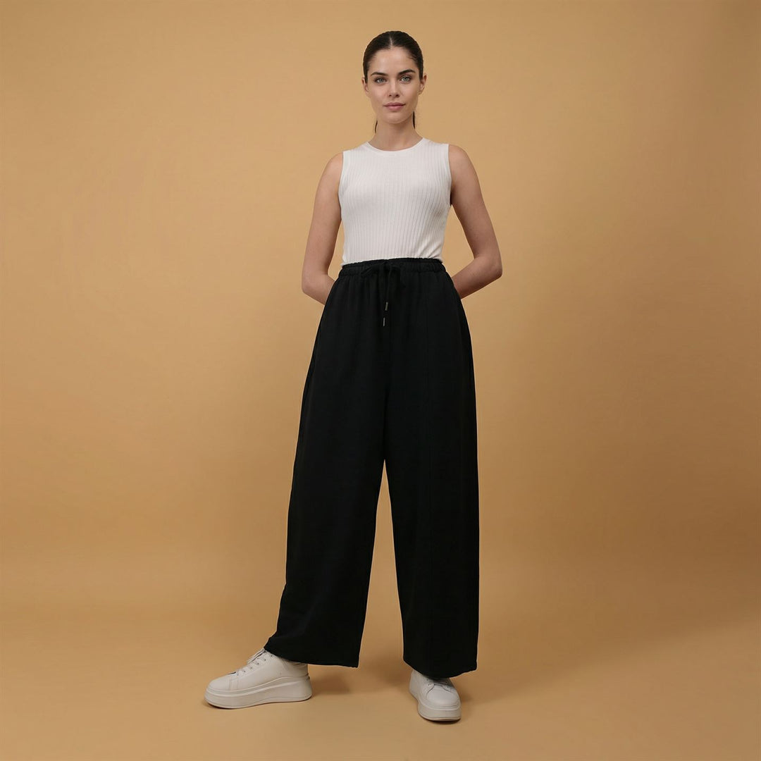 Pantalon large taille élastiquée - CVA825699