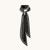 KD9925VS-2 Fluid Graphic Print Satin Scarf