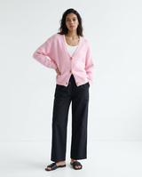 Cardigan doux col V en mohair PJ22222