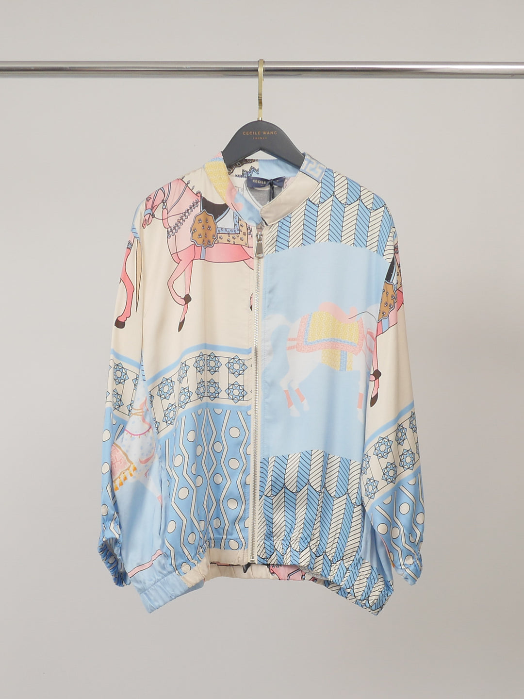 Veste zippée satinée KD9171VS-20