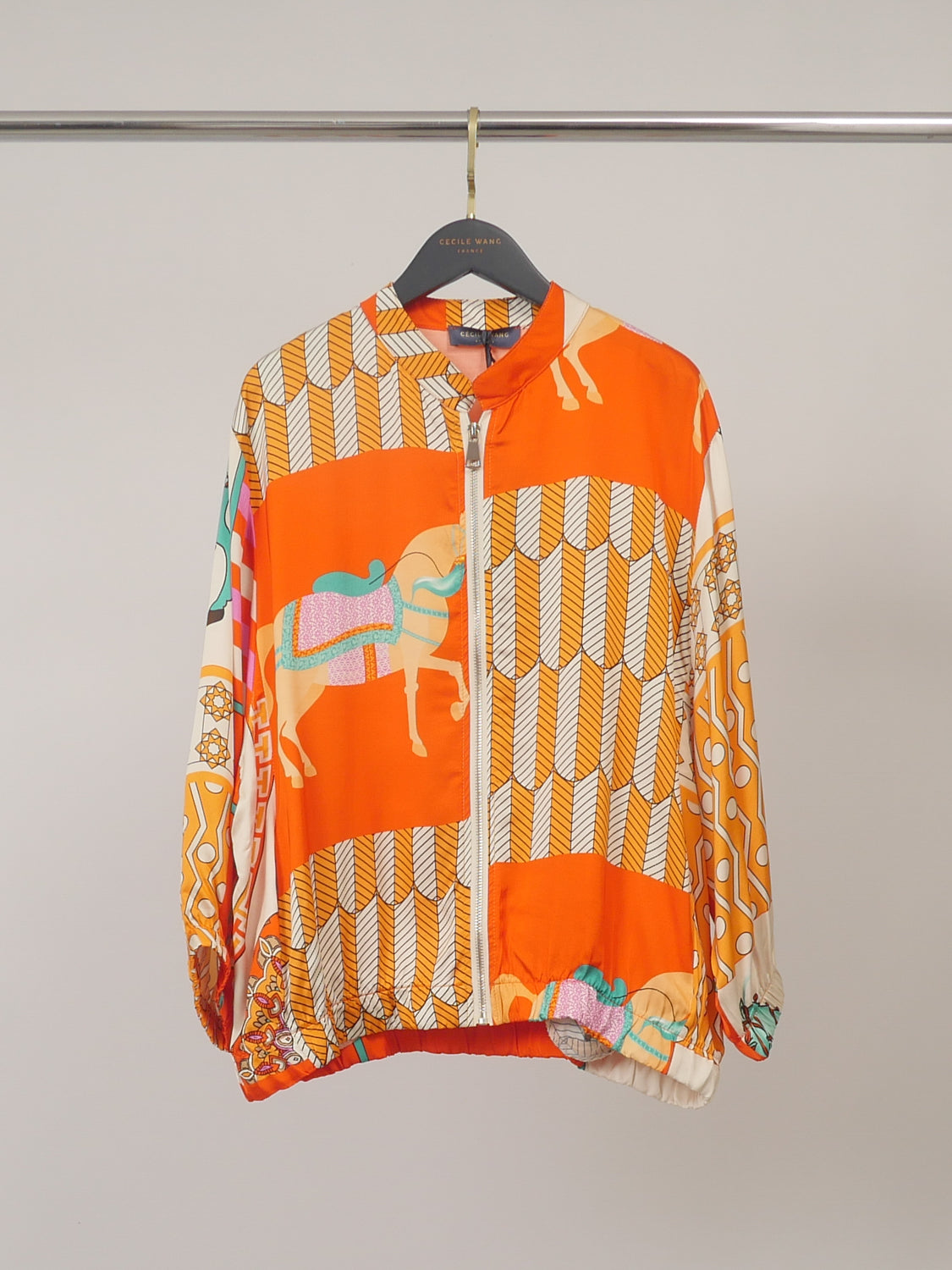 Veste zippée satinée kd9171vs 20