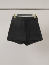 Short en coton à taille volantée CW19716