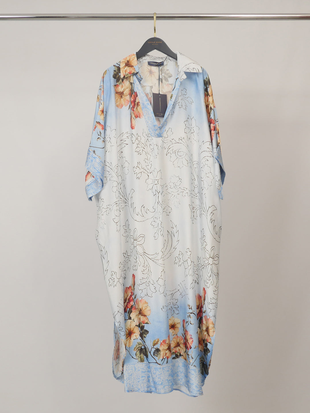 Robe satinée fluide KD8966VS