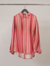 Chemise fluide en viscose à rayures TDM50320-76