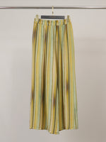 Load image into Gallery viewer, Pantalon large fluide en viscose à rayures TDM19123-76
