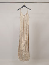 Robe longue satinée KD7505VS-29