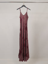 Robe longue satinée KD7505VS-29