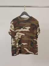 T-shirt en coton stretch à motif camouflage TDM12124JC16