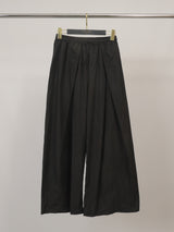 Pantalon ample en coton léger à taille élastiquée TDM55326