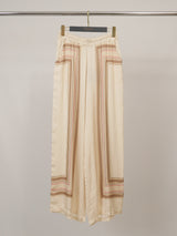 Pantalon satiné ample imprimé graphique KD9099VS-71