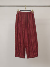Pantalon rayé en coton stretch, taille élastique TDM67625-9