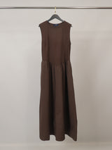 Robe sans manches à jupe volume TDM30126