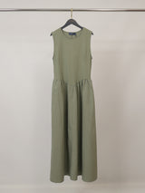 Robe sans manches à jupe volume TDM30126